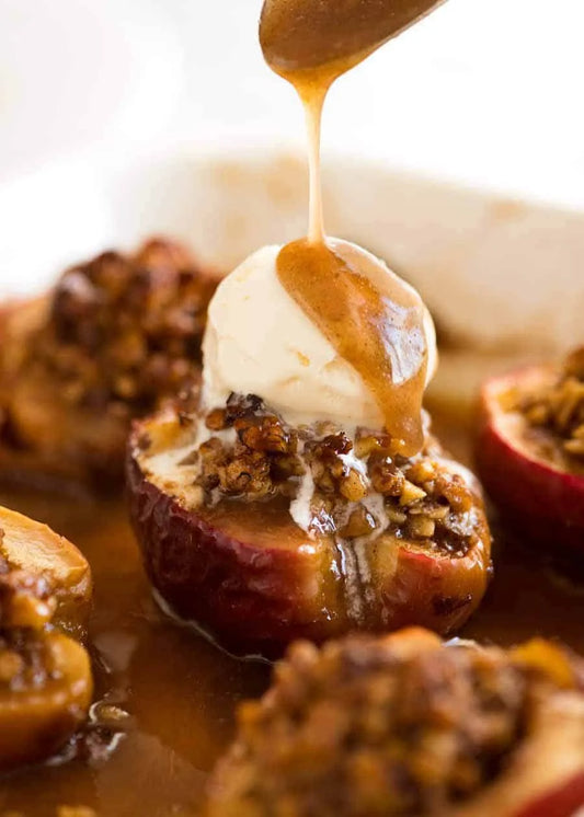 Caramel Pecan Baked Apples