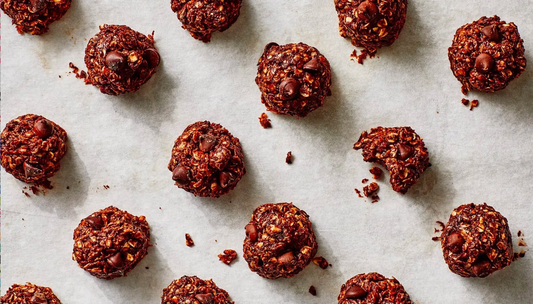Honey Kissed Chocolate Peanut Butter No-Bake Cookies