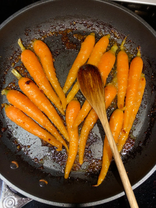 Miso Honey Glazed Carrots